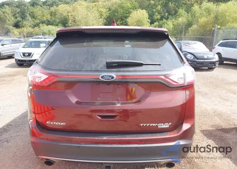 2015 Ford Edge Titanium from USA, damaged, VIN 2FMPK3K91FBB00309